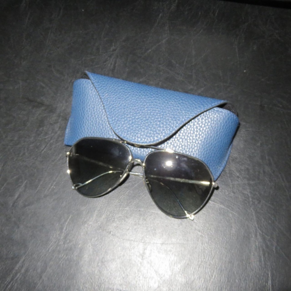 Loewe Designer Silver Aviator Sunglasses